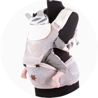 CHIPOLINO Nosiljka HIP STAR FLY, roza
