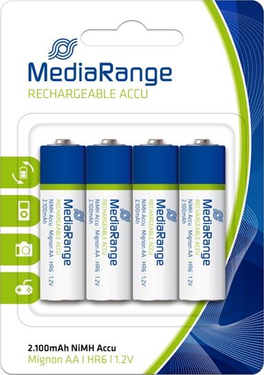 MEDIARANGE Punjive baterije AA, 1.2V