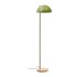KAVE HOME Zelena/u prirodnoj boji stojeća svjetiljka s metalnim sjenilom (visina 150 cm) Catlar 