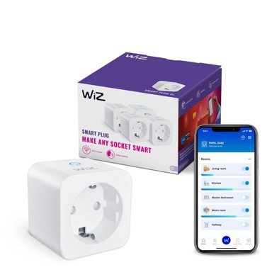 WIZ WiFi pametni utikač, tip f, 4 kom.