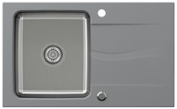 QUADRON Sudoper Michael 111 beton siva/čelik