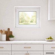 RISOR podrumski prozor PVC 75 x 50 cm, bijeli iznutra