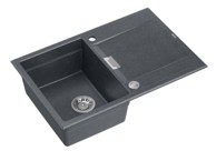 QUADRON Sudoper Owen 111 antracit/čelik s daljinskim upravljanjem