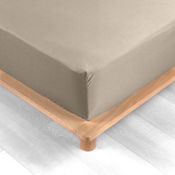 DOUCEUR D'INTÉRIEUR Plahta od pamučnog perkala 90x190 cm, smeđa
