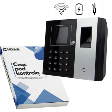 Snimatelj radnog vremena + lan, dodatna baterija, IC Wiegand, USB, WiFi, WEB, P2P, kHz i 13