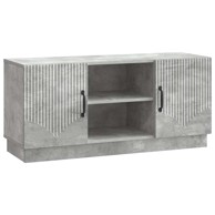 TV ormarić, 102 x 34,5 x 47 cm, konstruirano drvo, betonsko siva