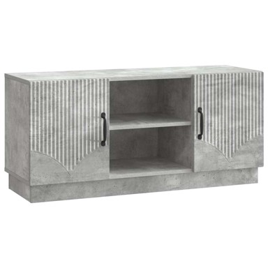 TV ormarić, 102 x 34,5 x 47 cm, konstruirano drvo, betonsko siva