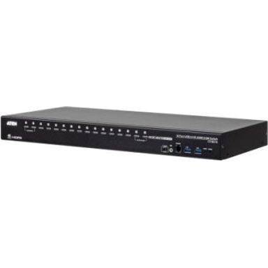 ATEN KVM preklopnik CS18216-AT-G, HDMI, USB, 4K Ultra HD, crni