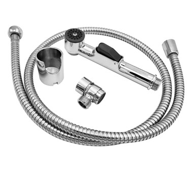 RIDDER Kromirani tuš set za mješalicu, START/STOP, protiv kamenca, 1200 mm
