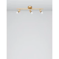 Reflektor, Lup, NL960003, GU10, IP20, 3x, satin zlatna