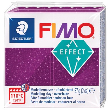 STAEDTLER Masa za modeliranje 8010-602, FIMO Effect Galaxy, 57 g, ljubičasta