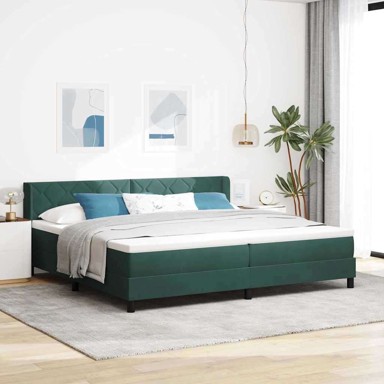 Boxspring krevet s oprugama i madracem, crni, 100x200 cm