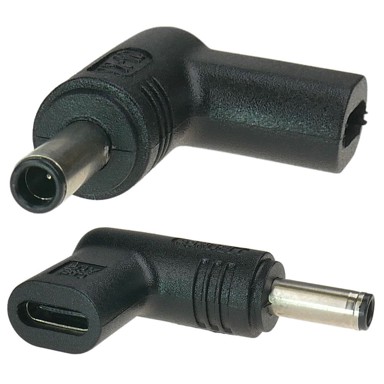 POLION Adapter za napajanje USB-C za napajanje prijenosnog računala s utičnicom 4,5 x 3,0 mm + pin