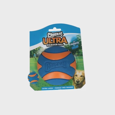 CHUCKIT Loptica Ultra Squeaker, Extra Large, ø 9 cm