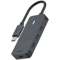 RAPOO Switch USB-C Hub grey USB-C to USB-C