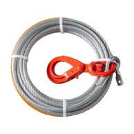 VEVOR Čelično uže za vitlo, 95 mm x 2286 m, 6895 kg, s okretnom kukom