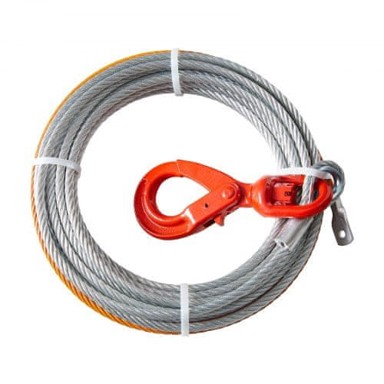 VEVOR Čelično uže za vitlo, 95 mm x 2286 m, 6895 kg, s okretnom kukom