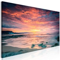 Slika Beach in Crete Narrow Red 120x40