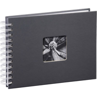 HAMA Fotoalbum Fine Art, 100 listova, 10 x 15 cm, spiralno vezanje, sivi