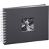 HAMA Fotoalbum Fine Art, 100 listova, 10 x 15 cm, spiralno vezanje, sivi