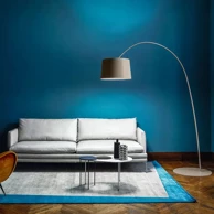 FOSCARINI Stajaća lampa Twiggy Terra Mylight, siva