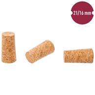 BROWIN Konusni pluteni čep 21/16 mm, 10 kom.