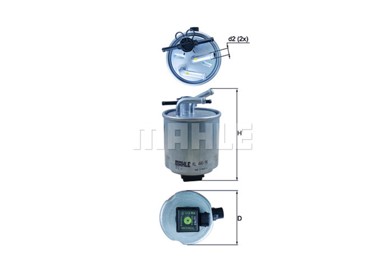 MAHLE Filter nafte NISSAN KL 440/36 NAVARA,PATHFINDER 2.5DCI 05