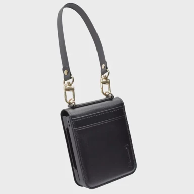 HANMAN Flip Mill torbica za Samsung Galaxy Z Flip 6, crna