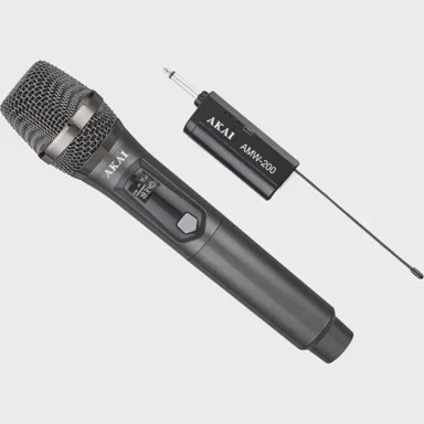 AKAI Bežični mikrofon AMW-200, crna