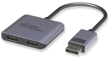 MICROCONNECT razdjelnik DisplayPort 1 na 2, MC-DP-2XDP