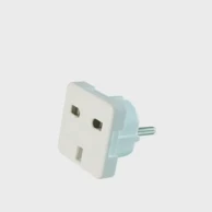 GEMBIRD Adapter za utičnicu A-AC-UKEU-001, Type G (UK) na Type F, bijeli