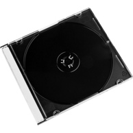 HAMA CD Slim Box, 1 disk, 25 kom, crni