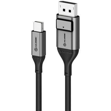 ALOGIC Mini DisplayPort kabel ULMDPDP02-SGR, 2 m, crno-sivi
