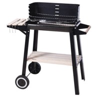 PROGARDEN Roštilj na drveni ugljen KO-C83000600, pravokutni, 54 × 34 cm