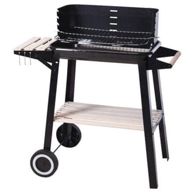 PROGARDEN Roštilj na drveni ugljen KO-C83000600, pravokutni, 54 × 34 cm