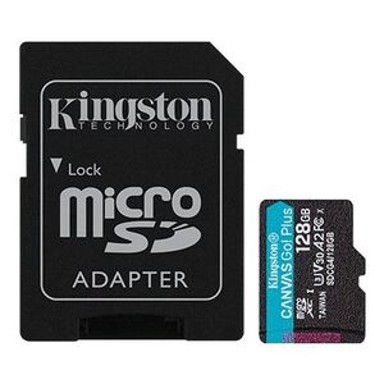 KINGSTON Memorijska kartica microSD CANVAS GO PLUS, 128GB, s adapterom