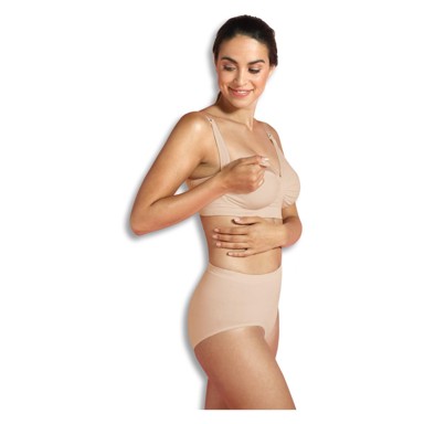 CARRIWELL Grudnjak za trudnice i dojilje Carri-Gel, bež, M