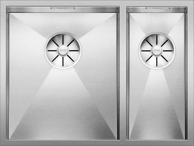 BLANCO Sudoper ZEROX 340/180-U InFino 18/10. glavni bazen lijevo, inox