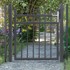 SONGMICS Vrtna vrata 106 x 100 cm, siva