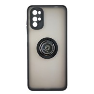 MAXMOBILE Maska Matte Finger Grip za Motorola Moto G22, crna