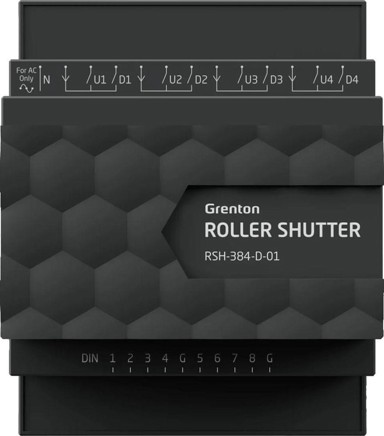 GRENTON Roller shutter x4, DIN, TF-Bus modul za rolete