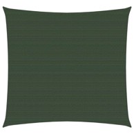 Jedro za zaštitu od sunca 160 g/m² 7 x 7 m HDPE, tamnozelena
