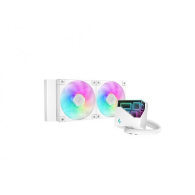DEEPCOOL AIO vodeno hlađenje LT240 WH ARGB, 240 mm, RGB
