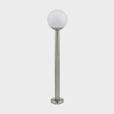 Vanjska stajaća lampa, 1xE27, 9W, RGB-bijela, IP44, Nisia-Z, 900267, čelik/bijela