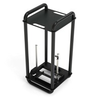 STREACOM Kućište DA6 XL, otvorenog principa, mini tower, Mini-ITX, crno