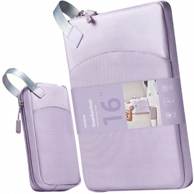 INNOSTYLE Set torba za laptop 16 vodootporna + futrola za gadgete, ljubičasta