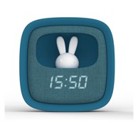MOB Noćna svjetiljka i budilica Billy Clock, tamno plava