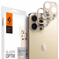 SPIGEN Optik. TR zaštitno staklo za kameru 2kom za IPHONE 13 PRO / 13 PRO MAX ZLATNA MASKA