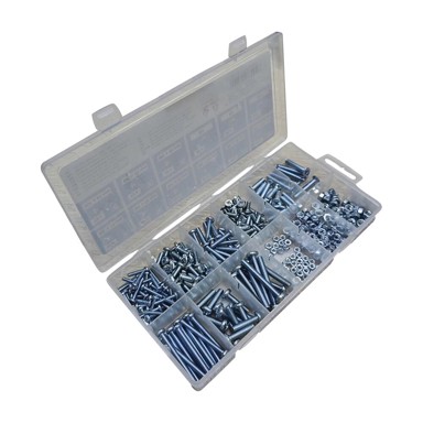 LUX TOOLS Komplet vijaka i matica, inox, 320 dijelova