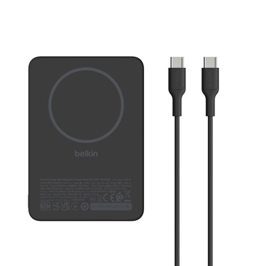 BELKIN Powerbank BoostCharge Slim 5000 mAh BPD020hqBK, crni
